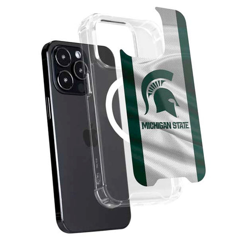 Michigan State University Spartans Jersey iPhone 16 Pro MagSafe Case
